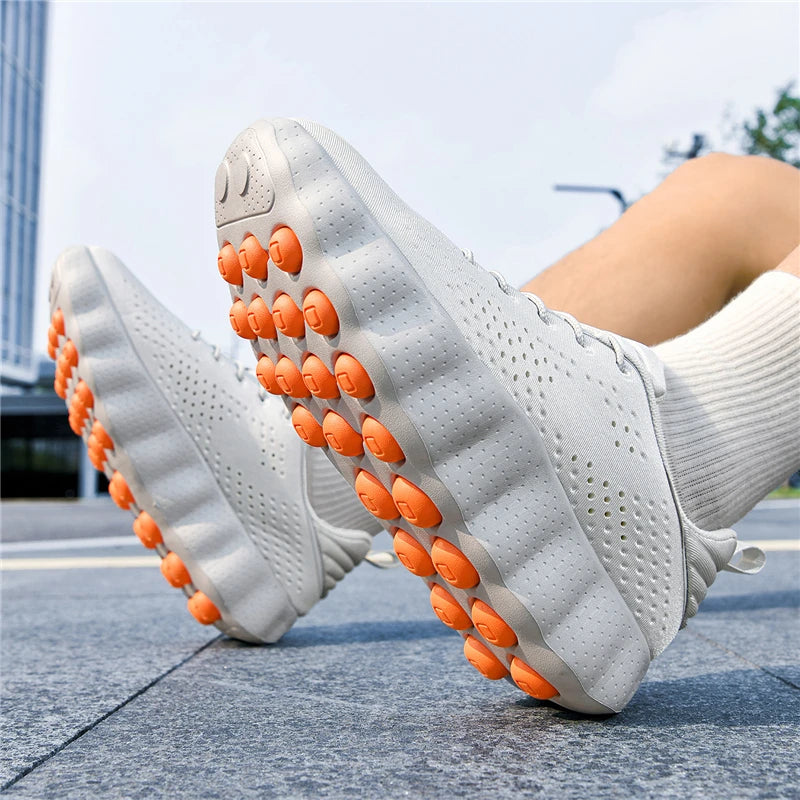 ClaWave Unisex Running Shoes - Breathable Knit Cushion Non-Slip Walking & Sports Sneakers