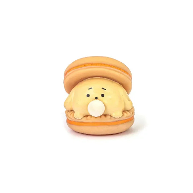 Cute Animal Spit Bubble Burger Toy – Stress Relief Pinch Toy for Kids, Office Fun & Desktop Decor