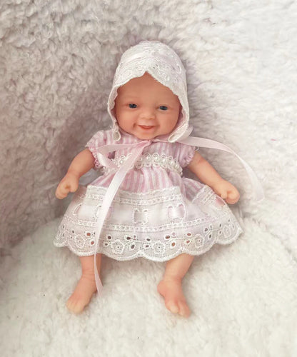 Doll Clothes Set for Mini Reborn Kit - 7" Joseph Micro Preemie Full Body Silicone Doll Accessories