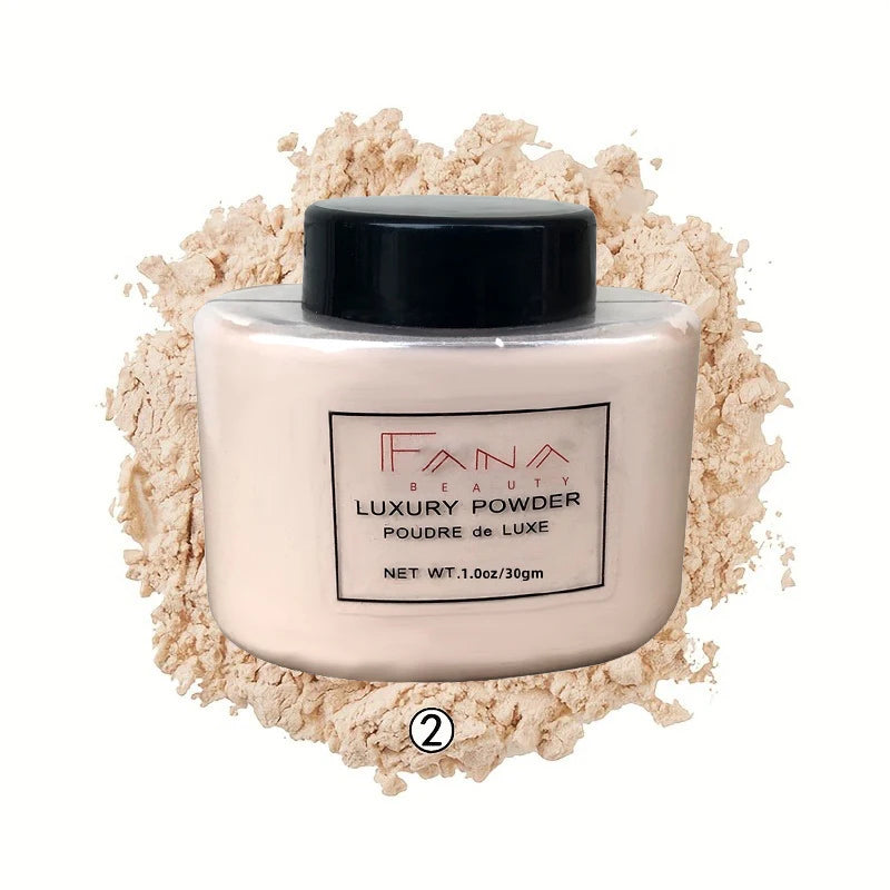 4 Colors Luxury Banana Setting Powder – Long-Lasting, Waterproof & Oil-Control Face Powder