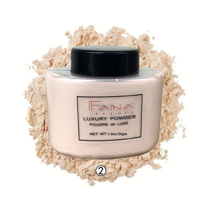 4 Colors Luxury Banana Setting Powder – Long-Lasting, Waterproof & Oil-Control Face Powder