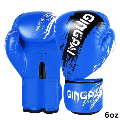 Adult Boxing Gloves - Comfortable Adjustable Punching & Sparring Mitts for Men - Black, Red, Blue Hand Protector