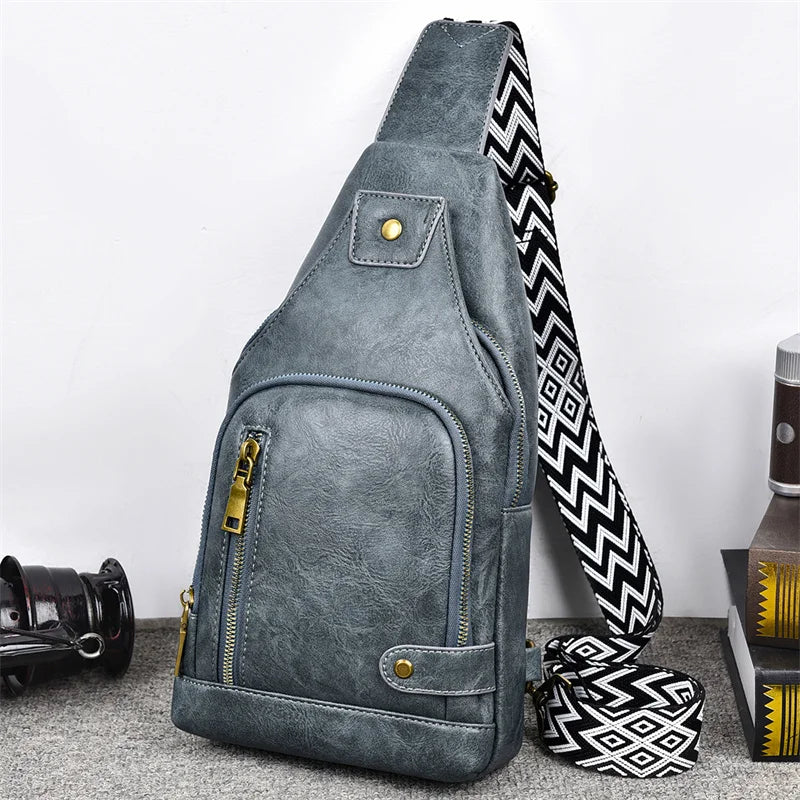 Waterproof Summer Crossbody Chest Bag for Couples – Unisex Small & Breathable Backpack