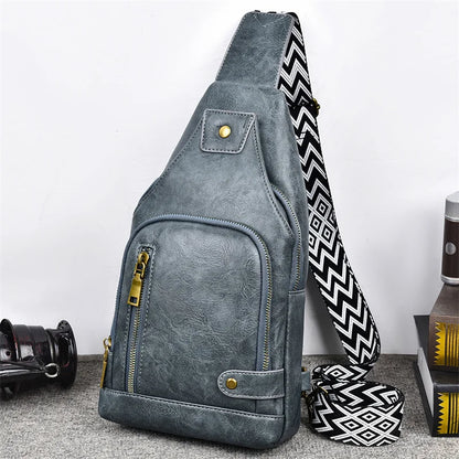 Waterproof Summer Crossbody Chest Bag for Couples – Unisex Small & Breathable Backpack