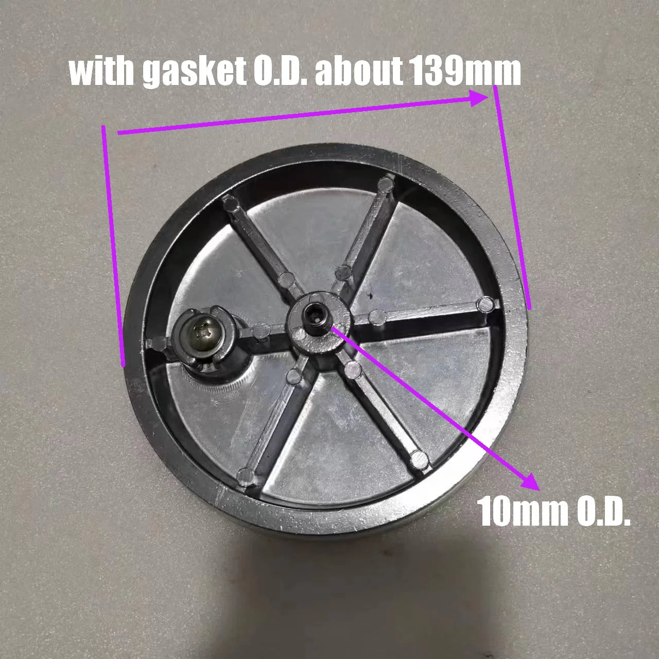 Universal Aluminum Alloy Pressure Plate – Sausage Stuffer Filler Piston Replacement Parts (3L/5L/7L)