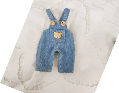 Casual Blythe Doll Clothes – Romper, Plaid Pants & Long Sleeve Top for Licca, Azone, OB24/OB27 Dolls