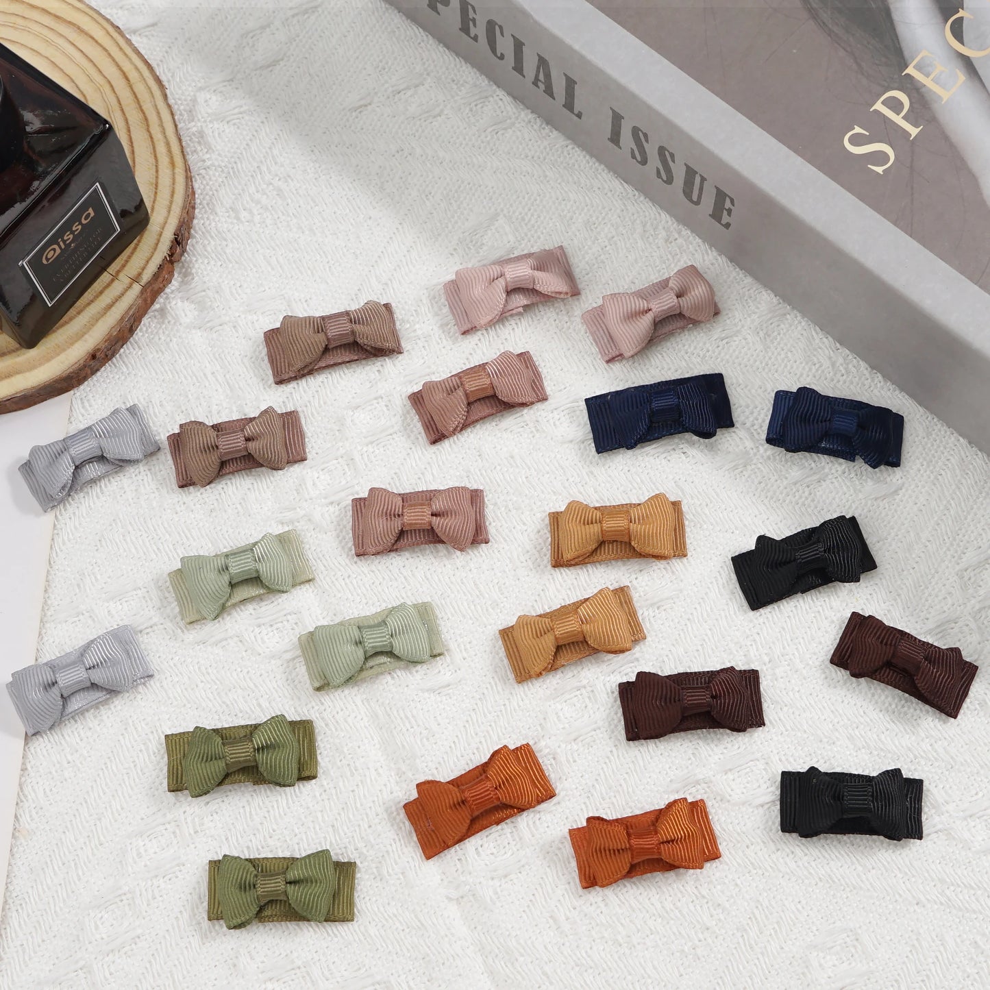 20Pcs Baby Hair Clips Set – Gentle Lanugo Headdress Trumpet Princess Hairpins for Toddlers