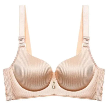 Women's 8CM Wireless Push-Up Bra - Side-Smoothing Seamless Lift Bra for AA, A & B Cups
