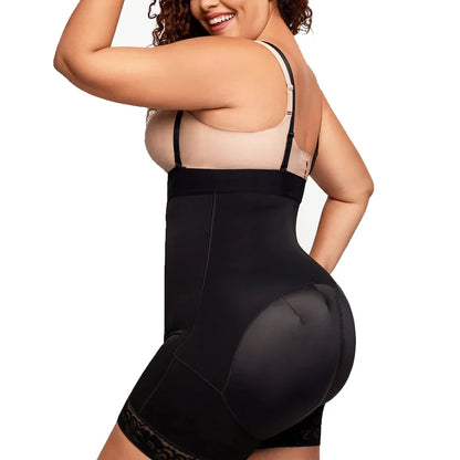 High Compression Post-Surgery Faja – Strapless Tummy Control Waist Shapewear with Abdominal Board