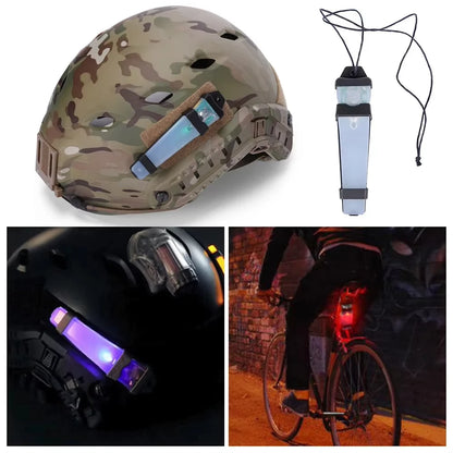 BOOIU Tactical Helmet IR Strobe Light – Waterproof Safety Flashing Signal Lamp for Hiking & Cycling
