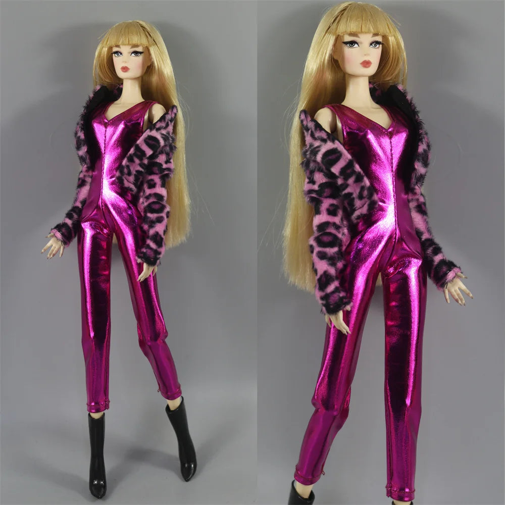 Handmade Jumpsuit Outfit for 11.5" (30cm) Dolls – BJD Clothes & Doll Accessories Gift
