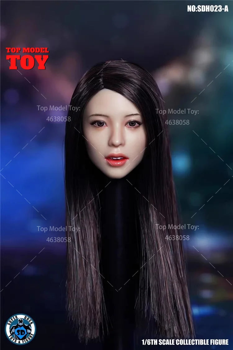 SUPER DUCK 1/6 Scale Beauty Head Sculpt — SDH018/024/027/028/030/032/042 for 12" TBL PH JO Action Figures