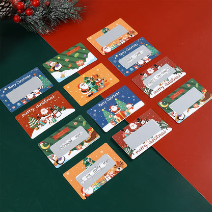 Christmas Scratch Cards 2025 — DIY Merry Xmas Decorations & Surprise Gifts for Home, Navidad & New Year 2026