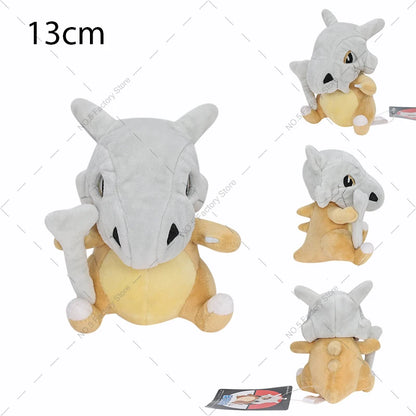 Cartoon Pokémon Plush Dolls – Cubone, Riolu, Geodude, Aerodactyl, Yveltal, Rattata & Duskull Stuffed Anime Toys for Birthday & Christmas Gifts