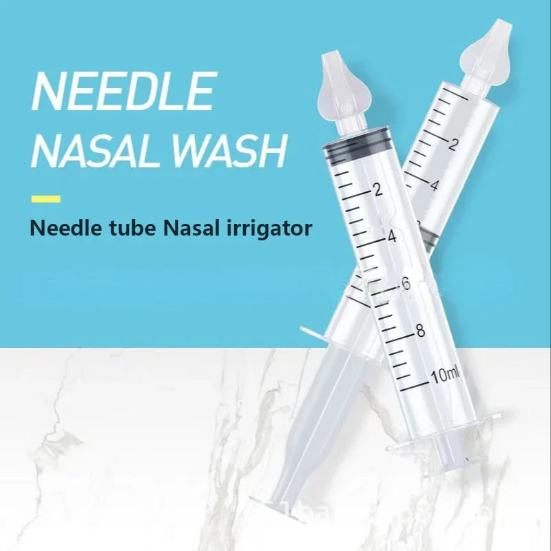 10ML/20ML Baby Nasal Aspirator Syringe – Gentle Nose Cleaner & Nasal Washer for Children with Rhinitis