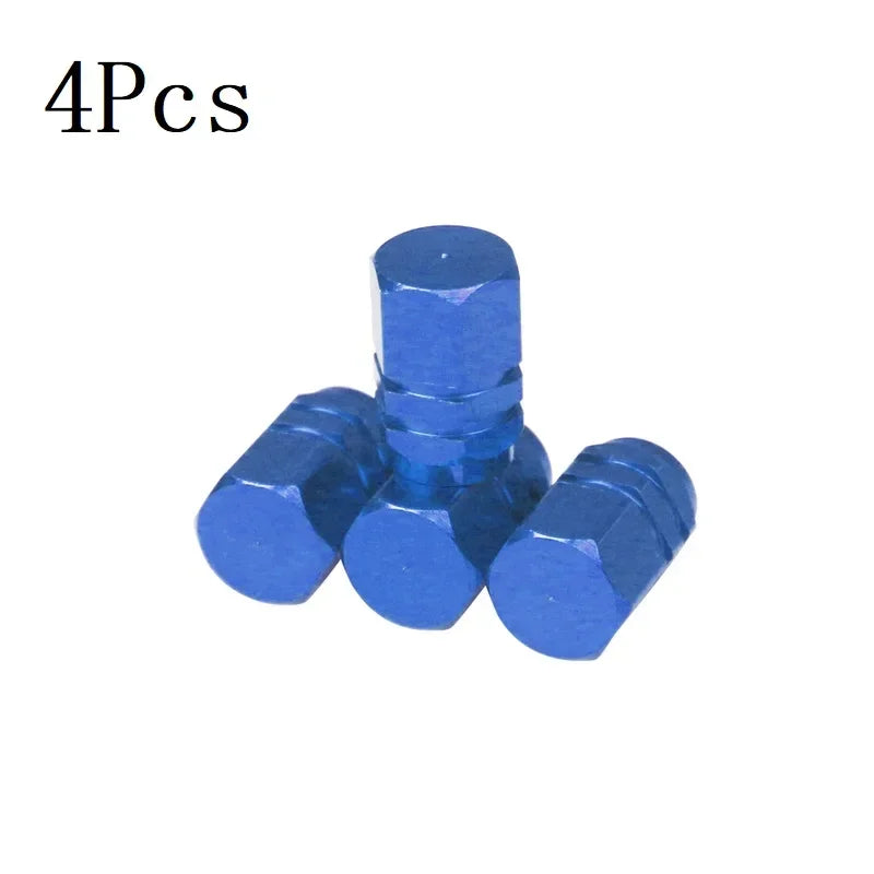 4/10PCS Aluminum Car Tire Valve Stem Caps – Waterproof Airdust-Proof Rim Covers