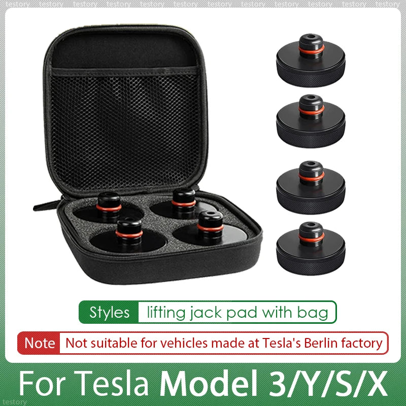 Tesla Rubber Lifting Jack Pad Adapter Tool for Models 3, Y, S, X (2017-2024) - Tire Repair Accessory