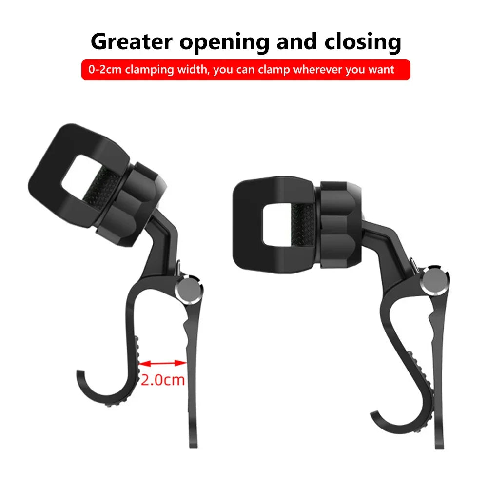 Universal 360° Rotatable Baby Stroller & Bicycle Phone Holder – Pram Cart Clamp Mount with GPS Support