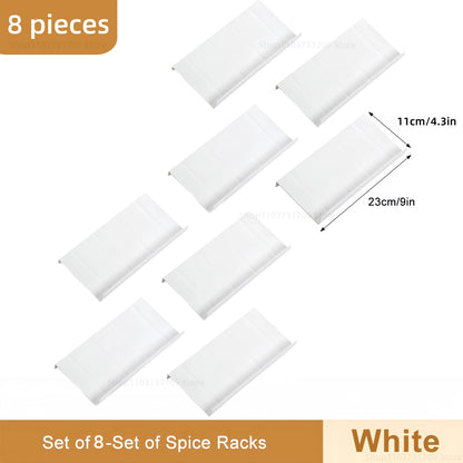 4-Layer Adjustable Kitchen Spice Rack – Drawer Organizer for Jars, Bottles & Pantry Storage