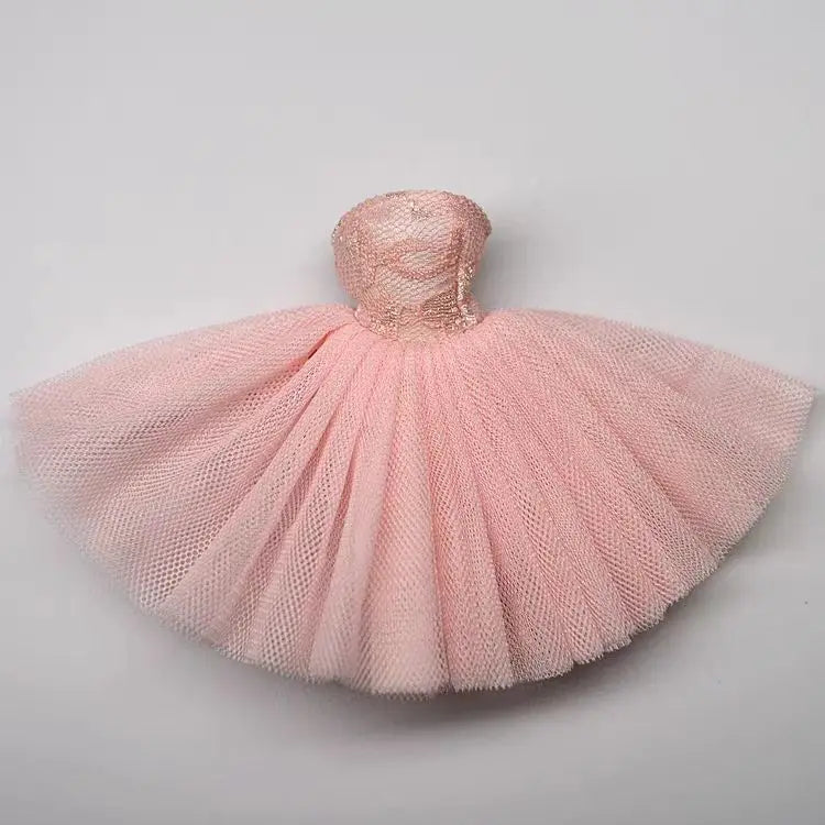 Chest Wrap Wedding Dress Skirt – Blythe, Licca, Azone OB22/OB24 Doll Dress-Up Accessories