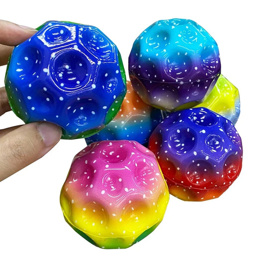2pcs High Bounce Anti-Gravity Rubber Balls – Soft Outdoor Sport & Stress Relief Toy