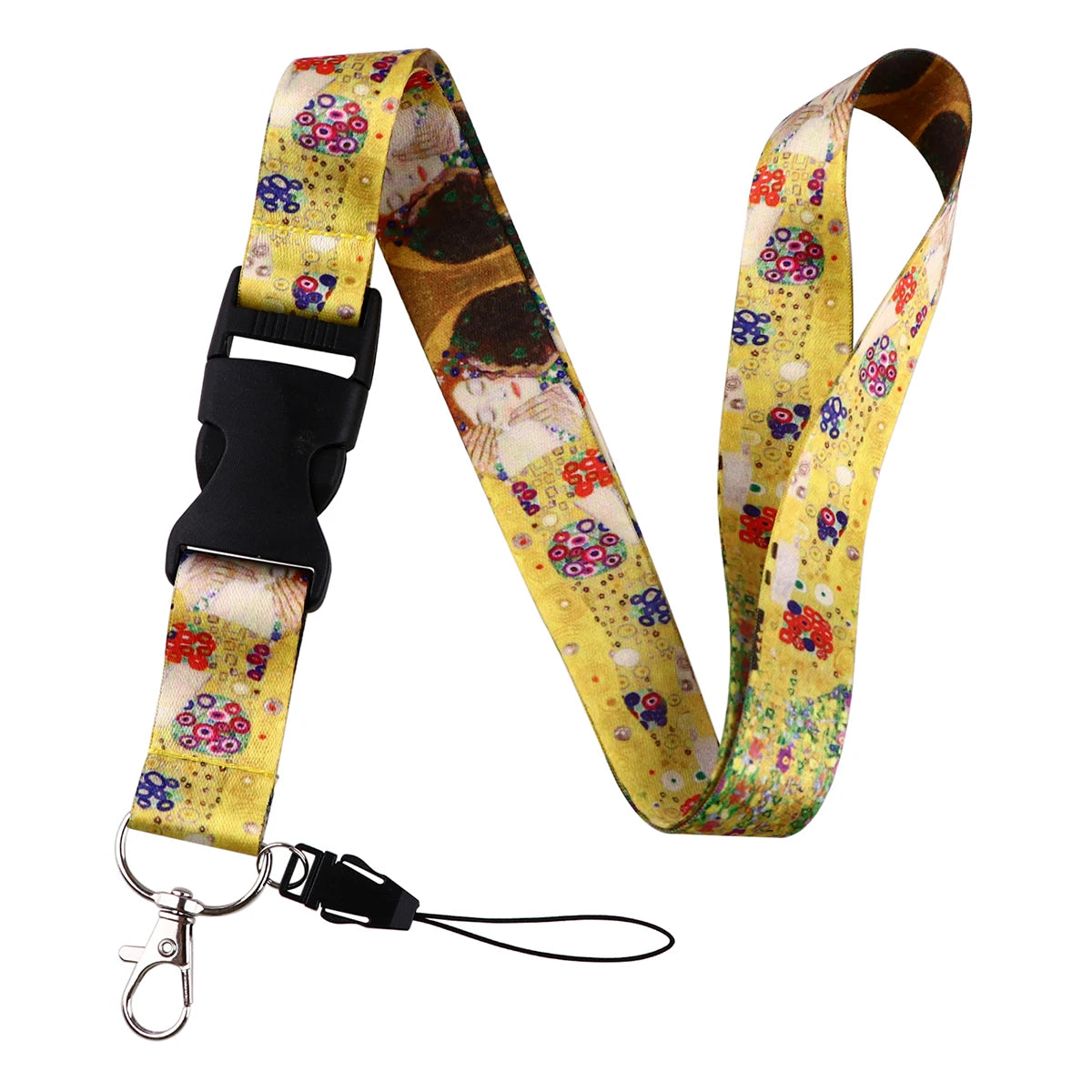 Van Gogh Starry Night Art Neck Strap Lanyard – Keychain Badge Holder for ID, Credit Card & Keys Accessories