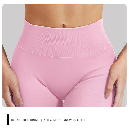 Women’s Summer Low-Waist Seamless Shorts – High-Stretch Gym, Yoga, Running & Cycling Shorts