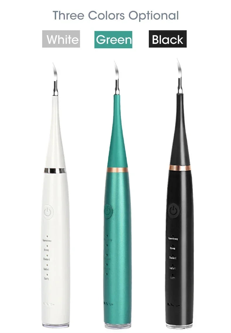 Electric Sonic Toothbrush 3-in-1 – Tartar Removal, Teeth Whitening, USB Charging, Replaceable Brush Head for Oral Care