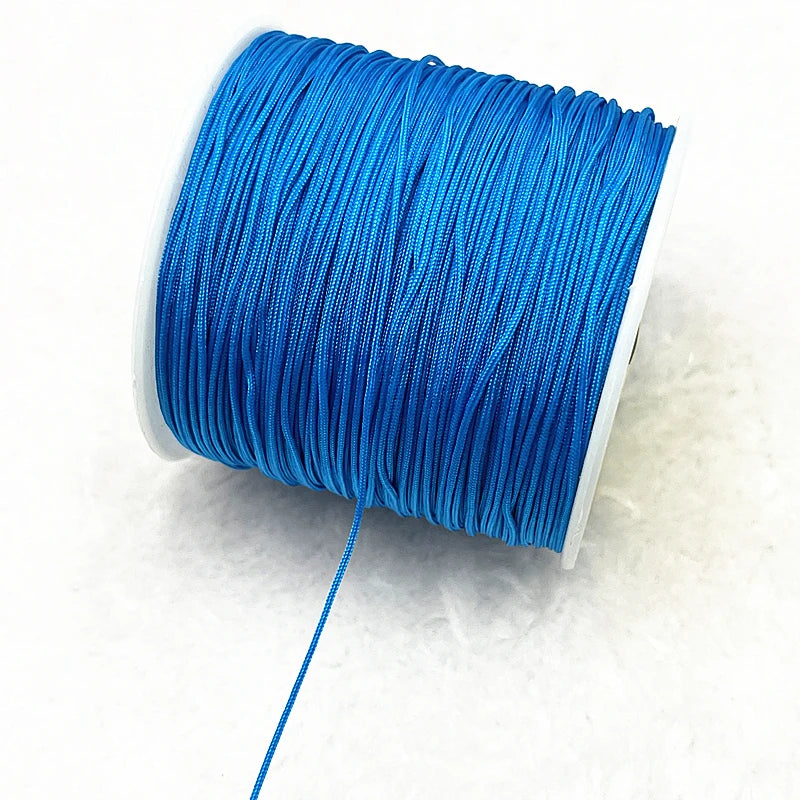 Nylon Macrame Cord Thread (0.4–1.5mm) – Braided DIY Bracelet, Beading & Tassel String