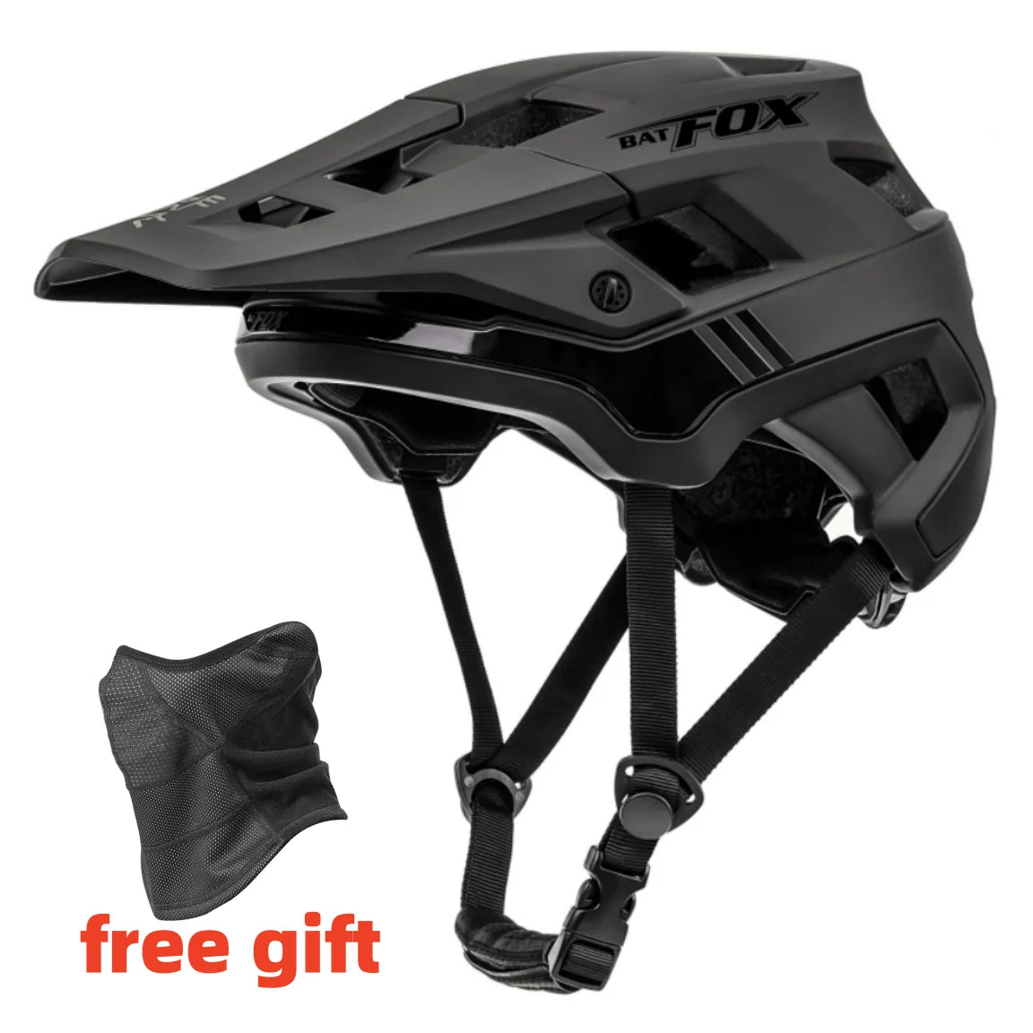 BATFOX Men's Cycling Helmet – MTB Mountain Bike Racing Helmet, Speedframe Casco para Bicycle