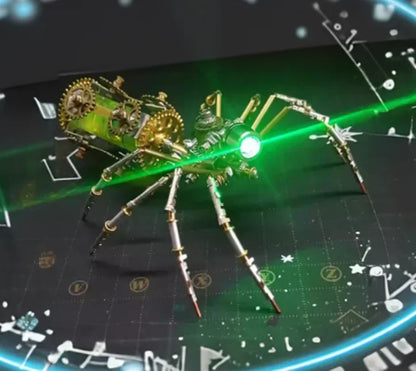 DIY 3D Mechanical Spider Metal Model Kit – Cyberpunk Insect Puzzle Assembly Creative Handmade Building Toy for Adults & Teens