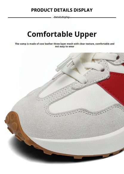 Children's Trendy Cushioned Sports Shoes - Soft Sole Lace-Up Running & Basketball Shoe