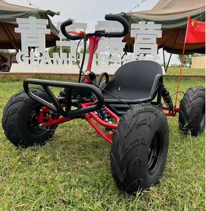 SRJOIN Off-Road Mini Go Kart, Drift-Ready Sports Kart for Adults & Kids, Track-Ready Small Powered Vehicle
