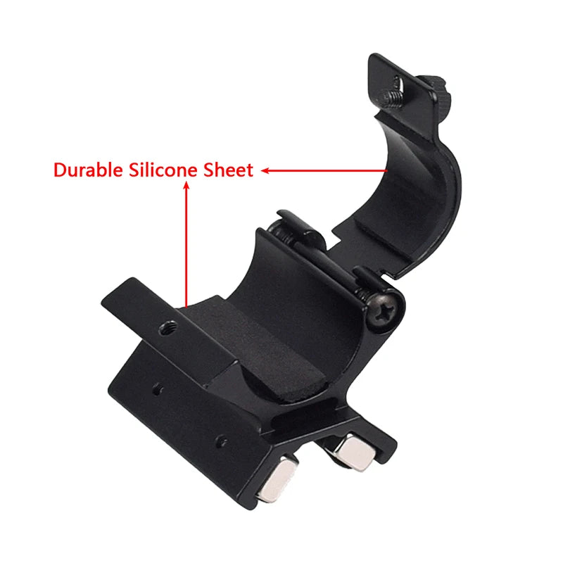 Magnetic Scope Mount Bracket - Strong X Holder for Flashlights, Lasers & Outdoor Accessories