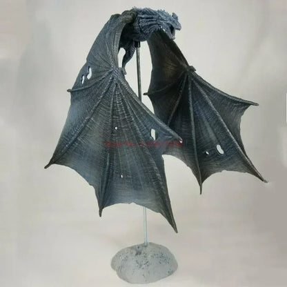 19cm Game of Thrones Viserion Frost Wyrm Figure - Black Dragon PVC Action Toy & Collectible Gift