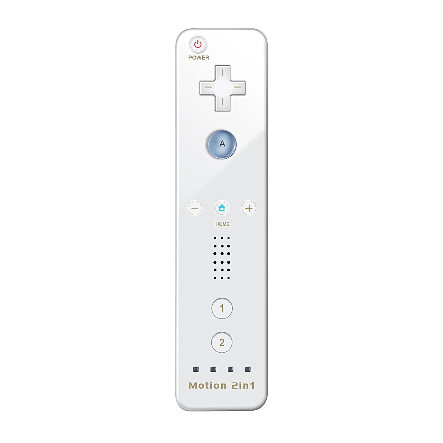 2-in-1 Nintendo Wii Controller Set — Wireless Motion Plus Gamepad with Silicone Case