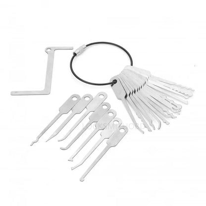 23-in-1 Universal Door Wrench Set - Portable Locksmith Tools for Door Opening and Emergency Use