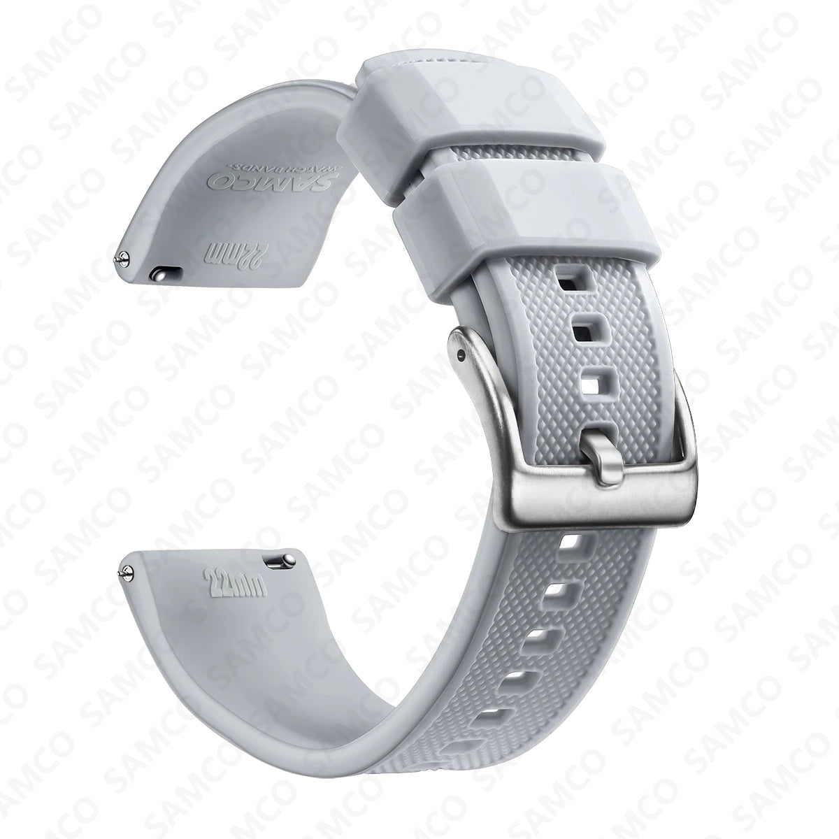 Quick-Release Silicone Watch Band - 18mm, 20mm and 22mm Rubber Replacement Strap for Huawei, Samsung Galaxy and Garmin Watches