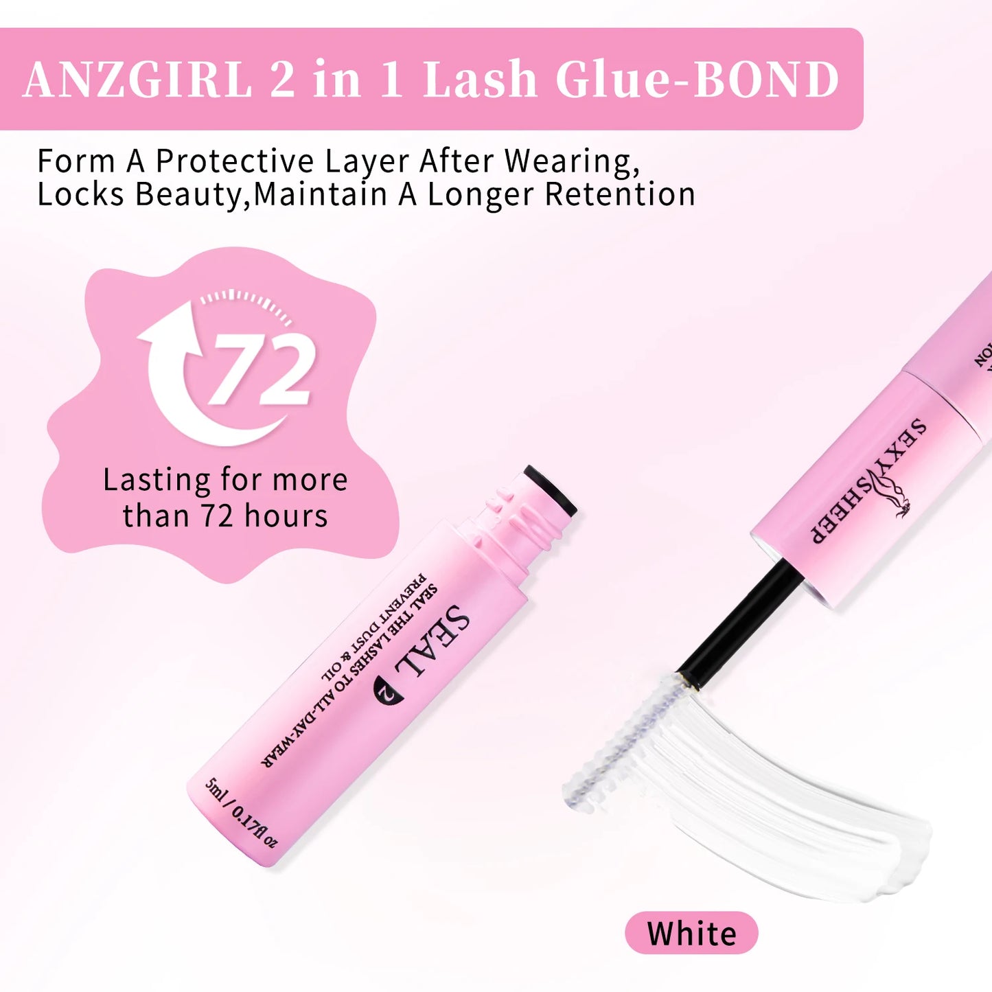 DIY Lash Extension Kit – 280pcs Individual Cluster Lashes (9-16mm, 40D-80D) with Bond, Seal & Remover