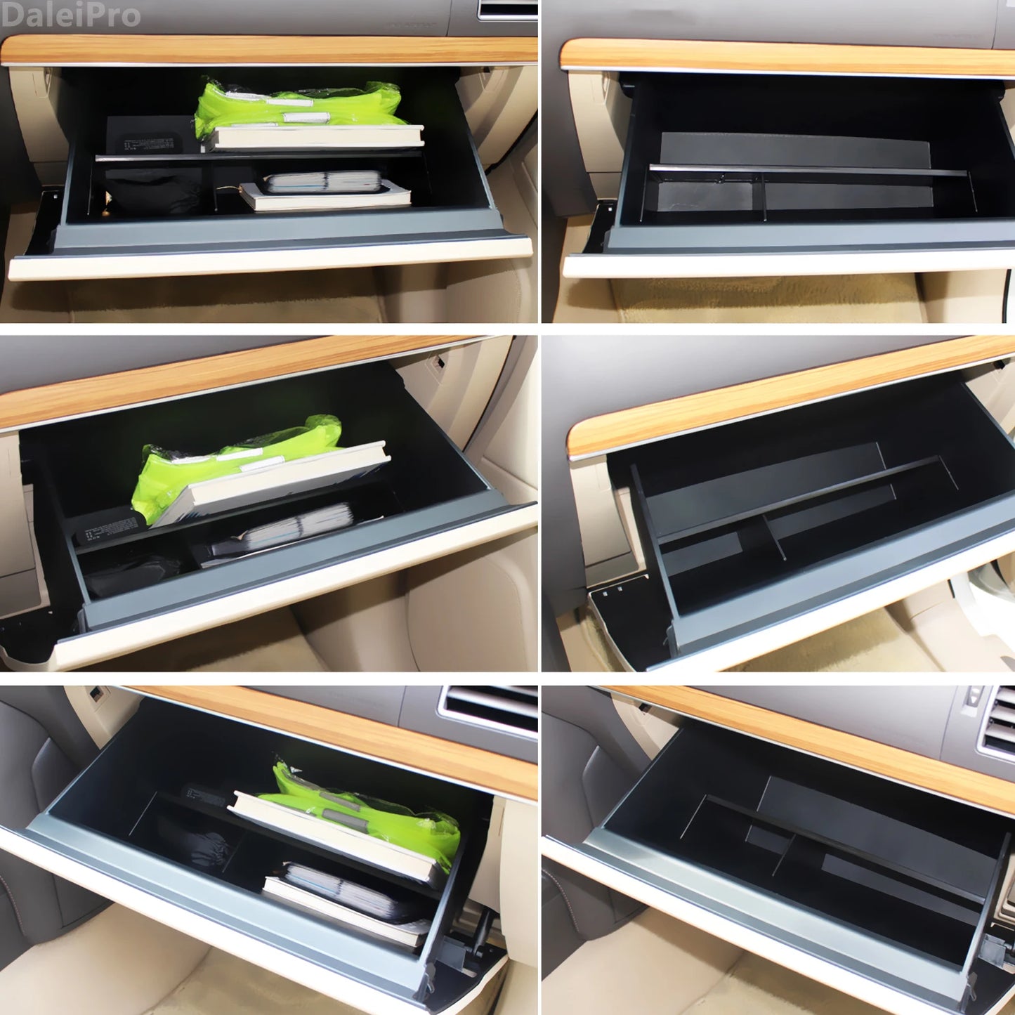 Toyota Land Cruiser Prado LC150 Glove Box Organizer - Storage Divider Tray for 2010-2018 Models