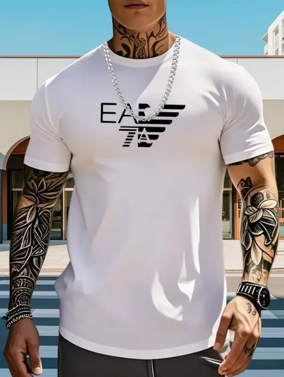 Unisex Cotton Round Neck T-Shirt - Loose Fit Breathable Summer Casual Top for Men and Women