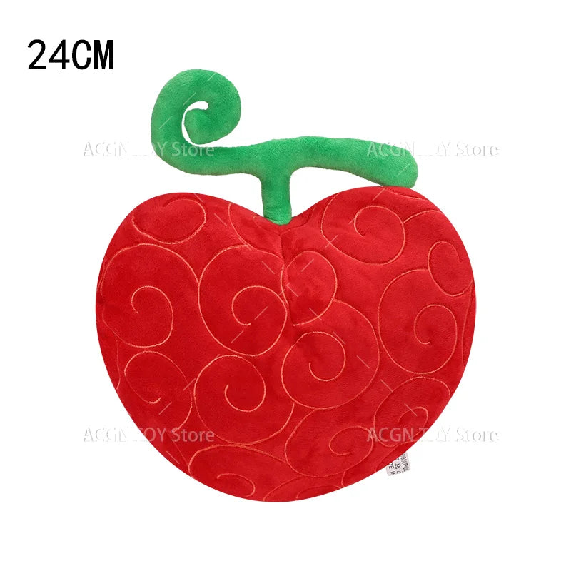 6 Styles Fruit Plush Toys – Anime Soft Stuffed Toys: Gum-Gum, Op-Op, Tremor-Tremor, Flower-Flower, Flame-Flame, Fish-Fish Gifts