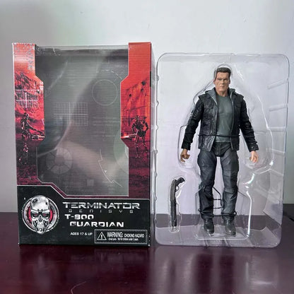 NECA The Terminator Genisys T-800 Guardian Action Figure – Endoskeleton Model, Joint Movable Doll, Collectible Toy Gift