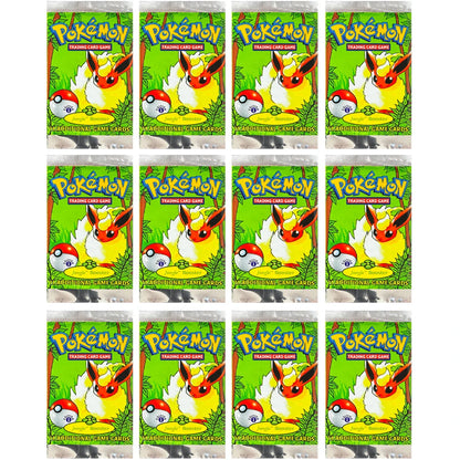 Pokémon Booster Packs Base Fossil Jungle - 11 Cards Per Pack & 36 Pack Booster Box Proxy Game Cards Collection