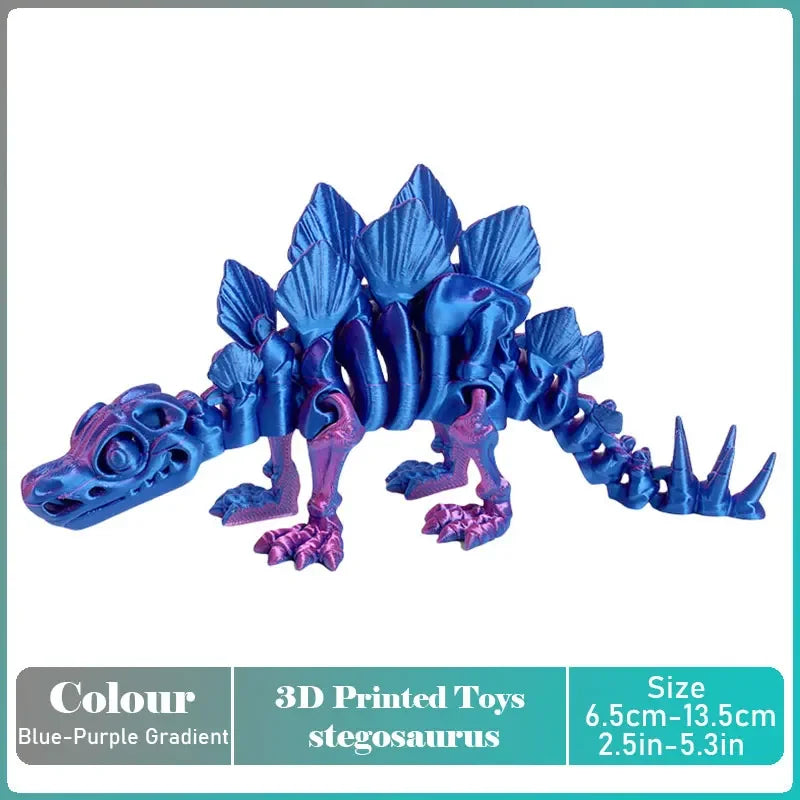 3D Printed Tyrannosaurus Rex Model - Realistic Jointed Movable Dinosaur Figure Toy & Desktop Decoration Gift