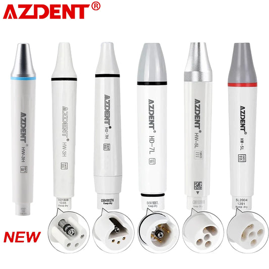 AZDENT Dental Plug-in Scaler Handpiece – Compatible with Woodpecker, EMS, SATELEC VRN Ultrasonic Scalers