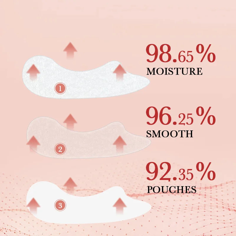 Hydrocrystalline Firming Facial Patch - Anti-Aging Nourishing Mask for Fine Lines & Sagging Skin, Korean Facial Care Product