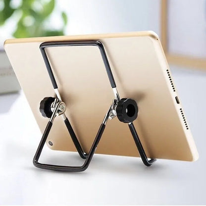 Foldable Adjustable Phone/Tablet Stand - Desktop Holder Mount, Flexible Desk Support for Phones and Tablets