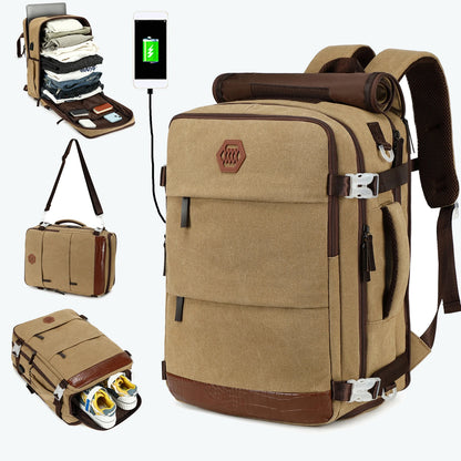 15.6 Inch Waterproof Laptop Backpack - Large Capacity Travel Bag for Men and Women, Perfect for Business and University Use