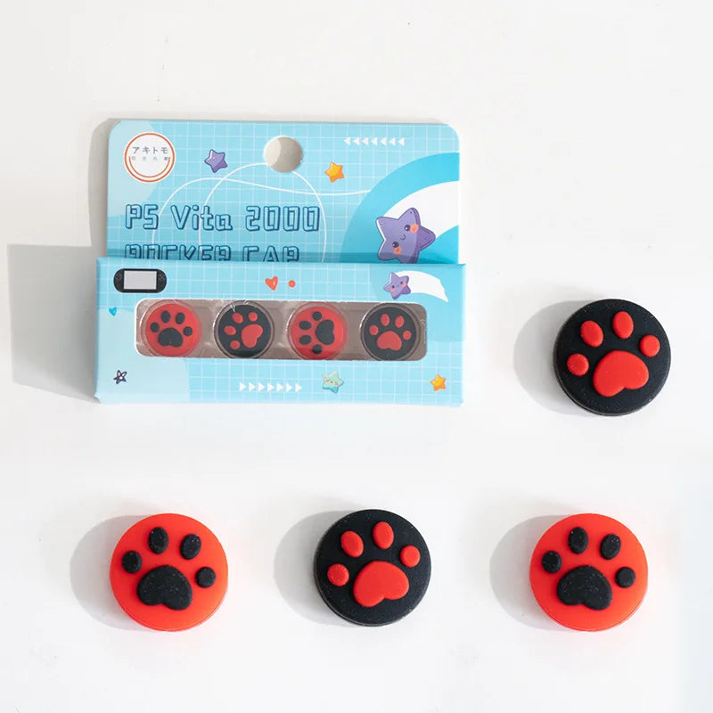 4pcs Silicone Thumb Stick Grip Caps for PS Vita | Joystick Protector for PSV 1000/2000